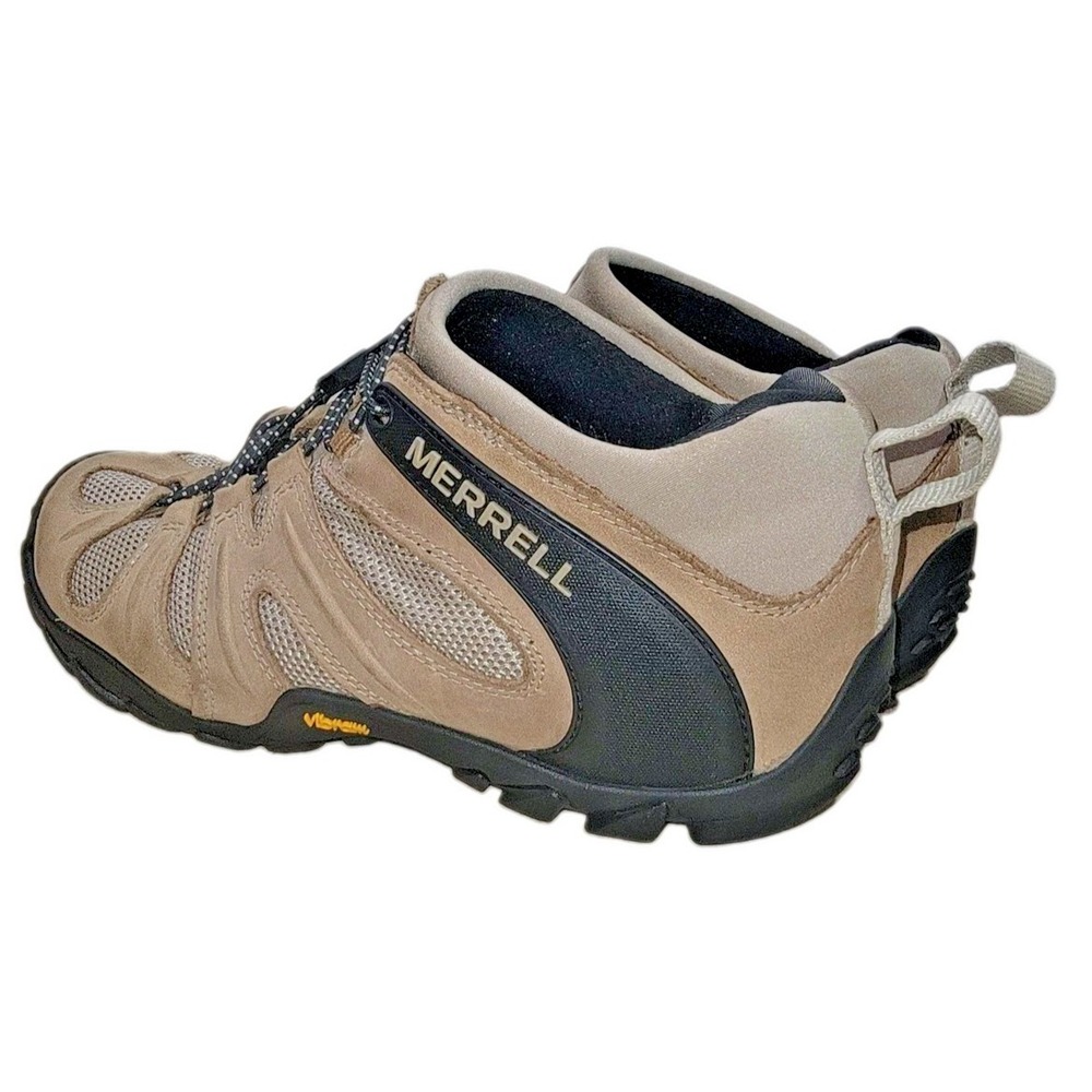 Merrell Chameleon 8 Stretch Hiking Shoes Mens 7 Brown Vibram Outdoor Sneakers - Picture 4 of 13